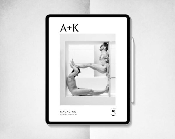 Cover photo of the Magazine by Studio5th, a publication which show case the male artistic nude.