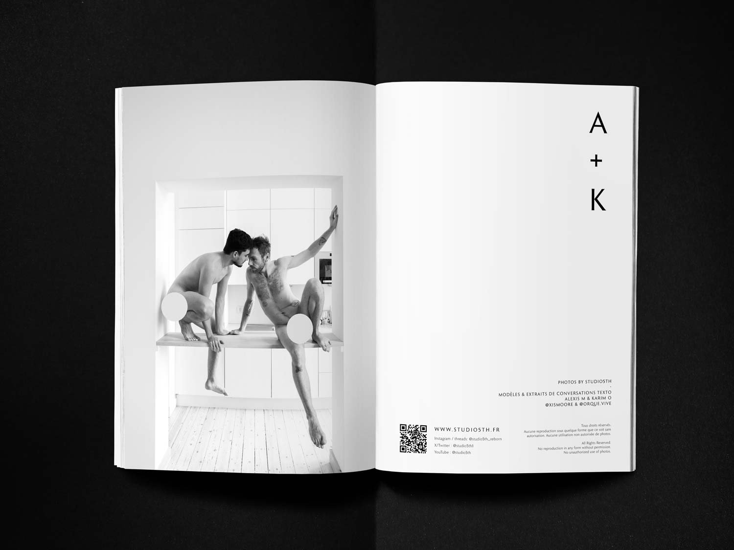 MAGACINQ No.2 Alexis & Karim – Nu Artistique | Studio5th - Image 2