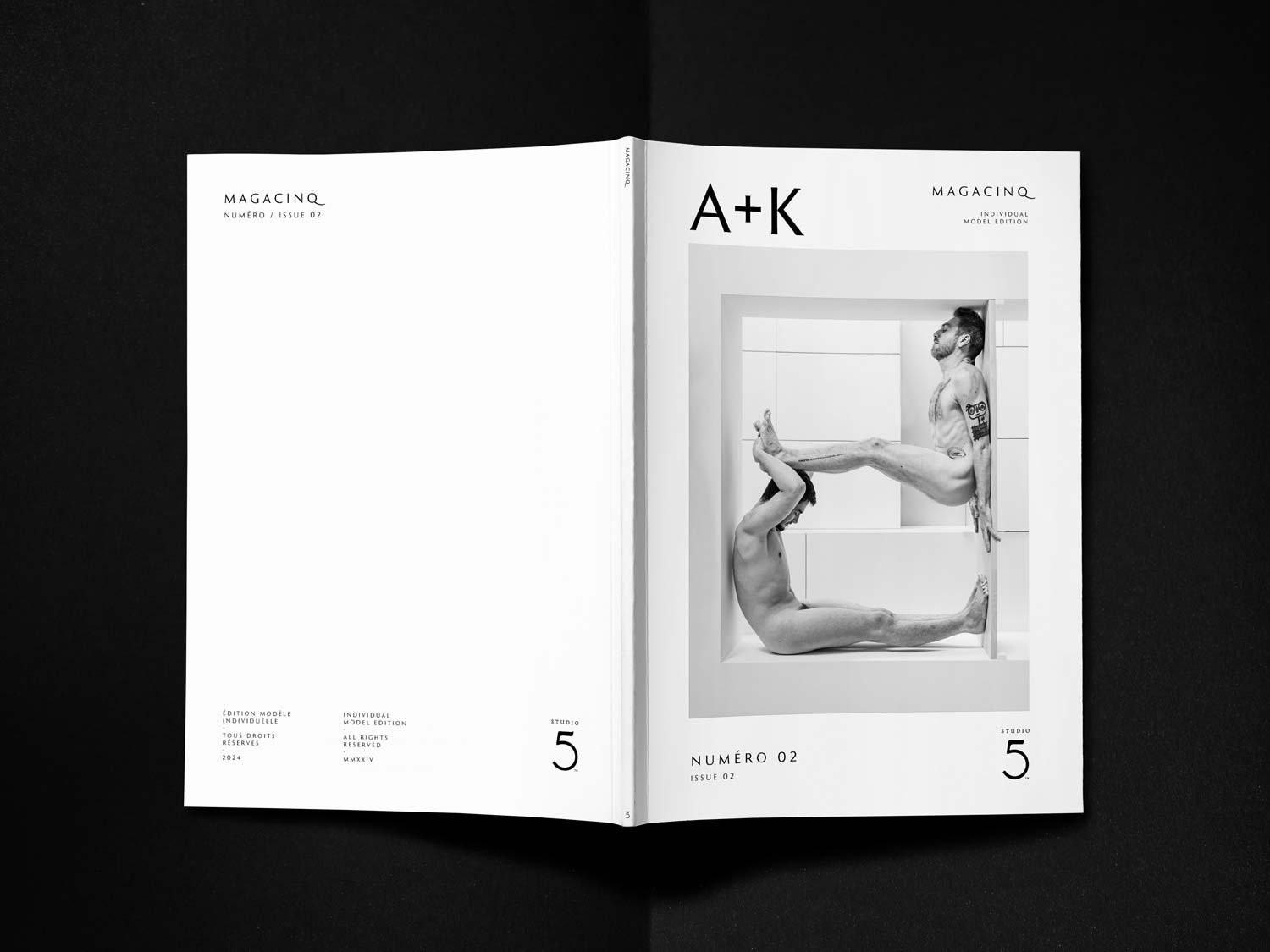 MAGACINQ No.2 Alexis & Karim – Nu Artistique | Studio5th - Image 5
