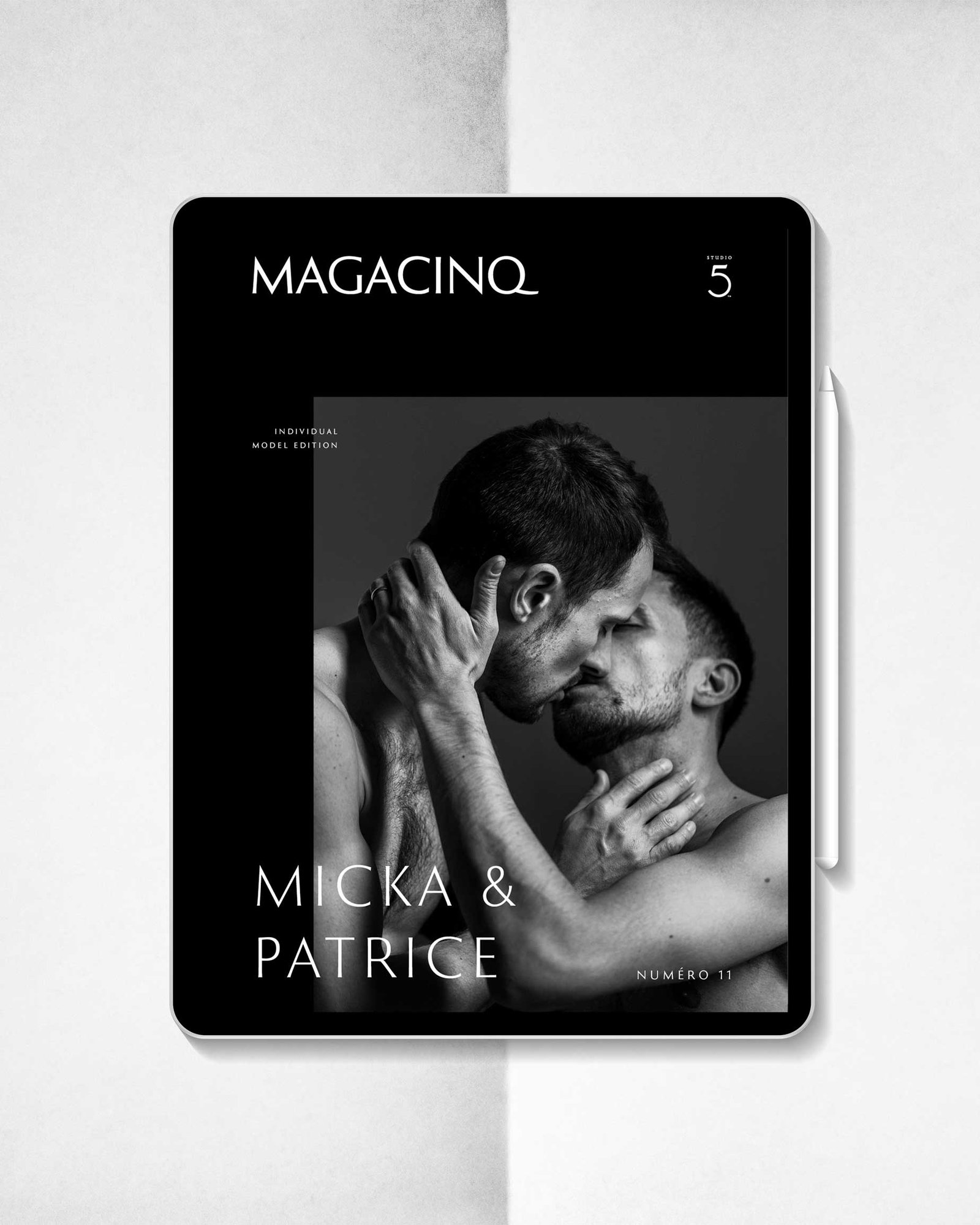 MAGACINQ No.11 Micka & Patrice – Nu Artistique | Studio5th - Image 1