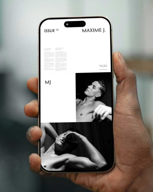 MAGACINQ No.12 Maxime J – Nu Artistique | Studio5th