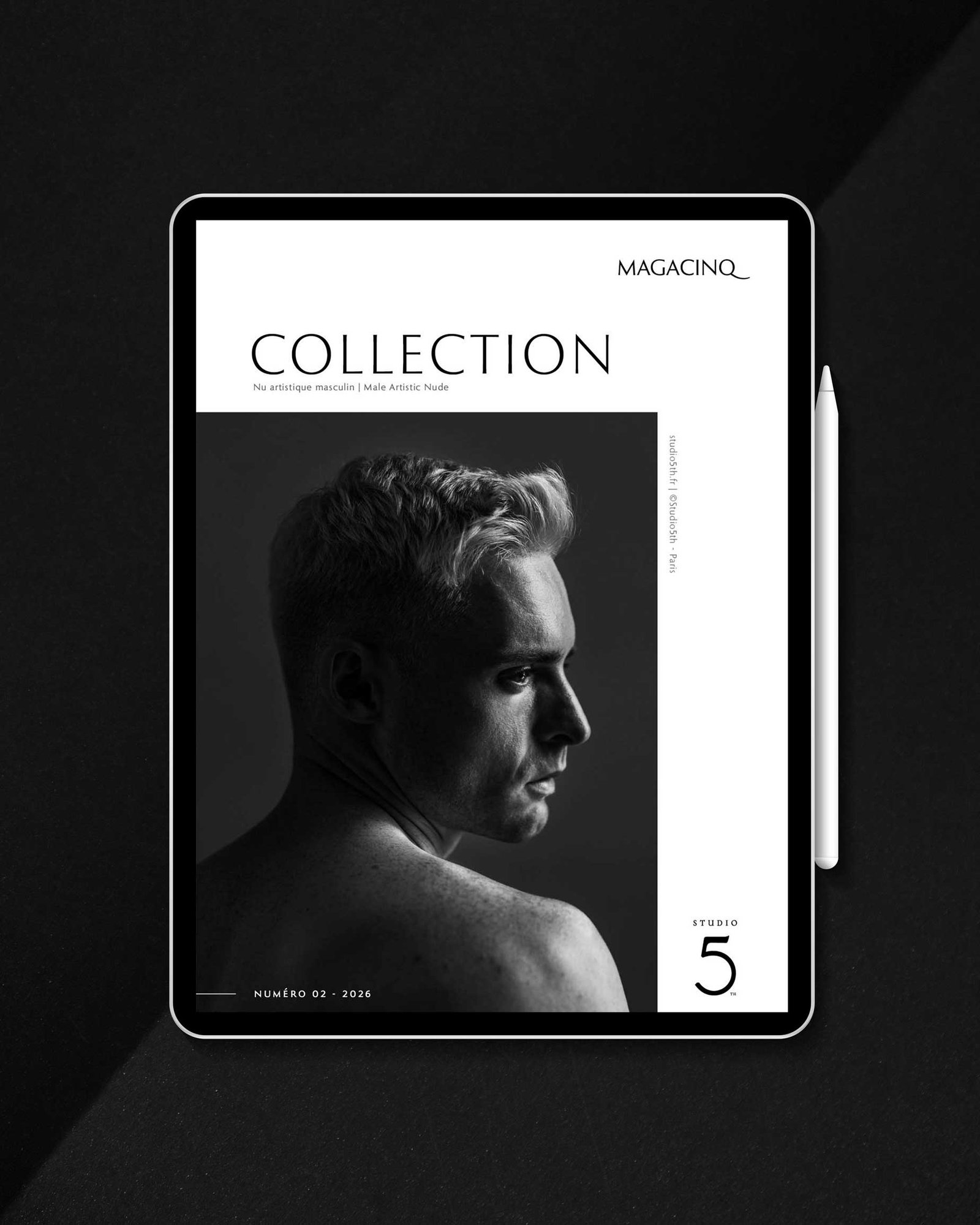 MAGACINQ Collection No. II | Male Nude Photography – Studio5th - Image 1