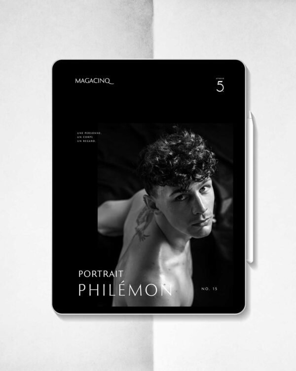 MAGACINQ Portrait No.15 Philémon – Magazine nu artistique masculin Studio5th