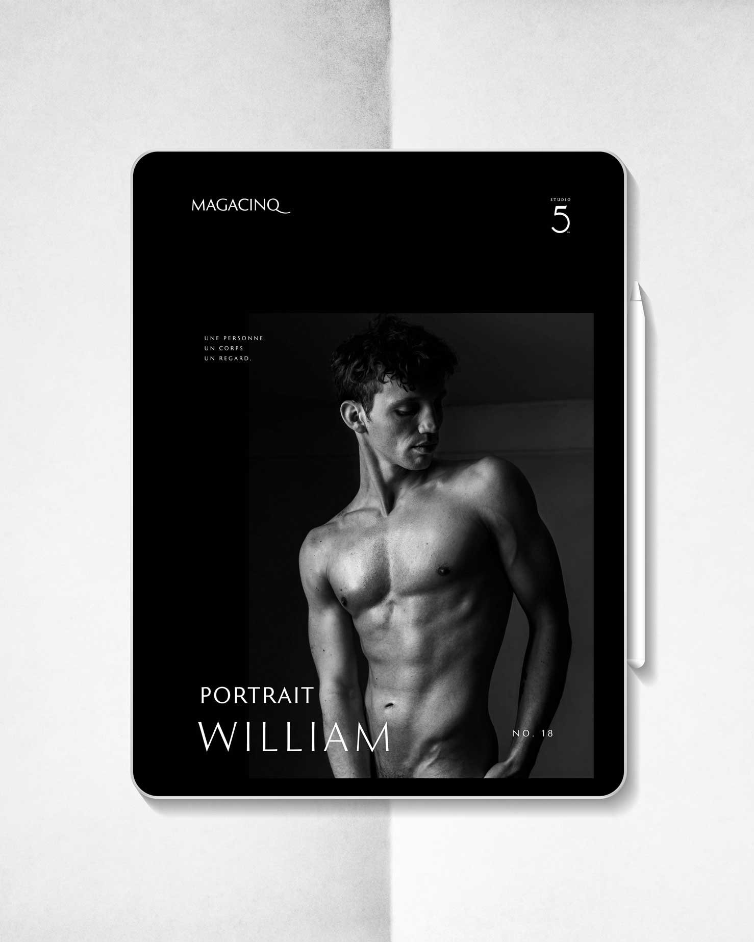 MAGACINQ No.18 William– Nu Artistique | Studio5th - Image 1